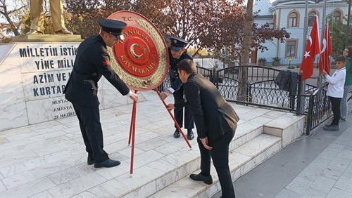 Gazi Mustafa Kemal Atatürk; 10 Kasım Günü, Ebediyete İrtihalinin 86. Yıldönümünde Saygıyla Anıldı.